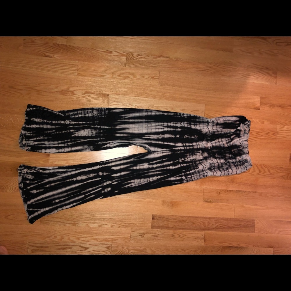 Tie dye strapless jumpsuit - Picture 3 of 5
